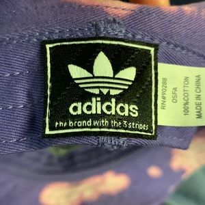 Adidas purple tie dye bucket hat